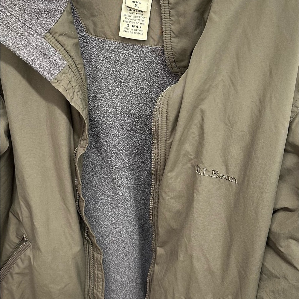L.L. Bean Men's Olive Lightweight Jacket